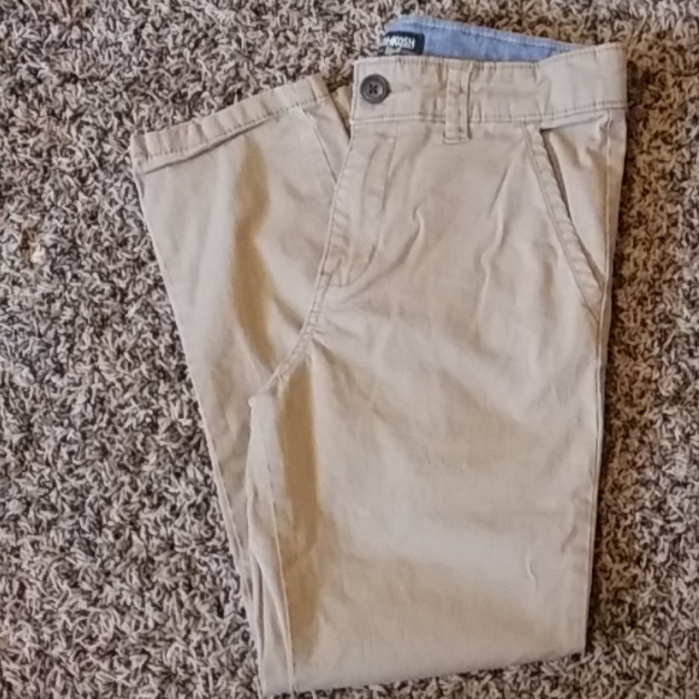 Khaki boy pants.